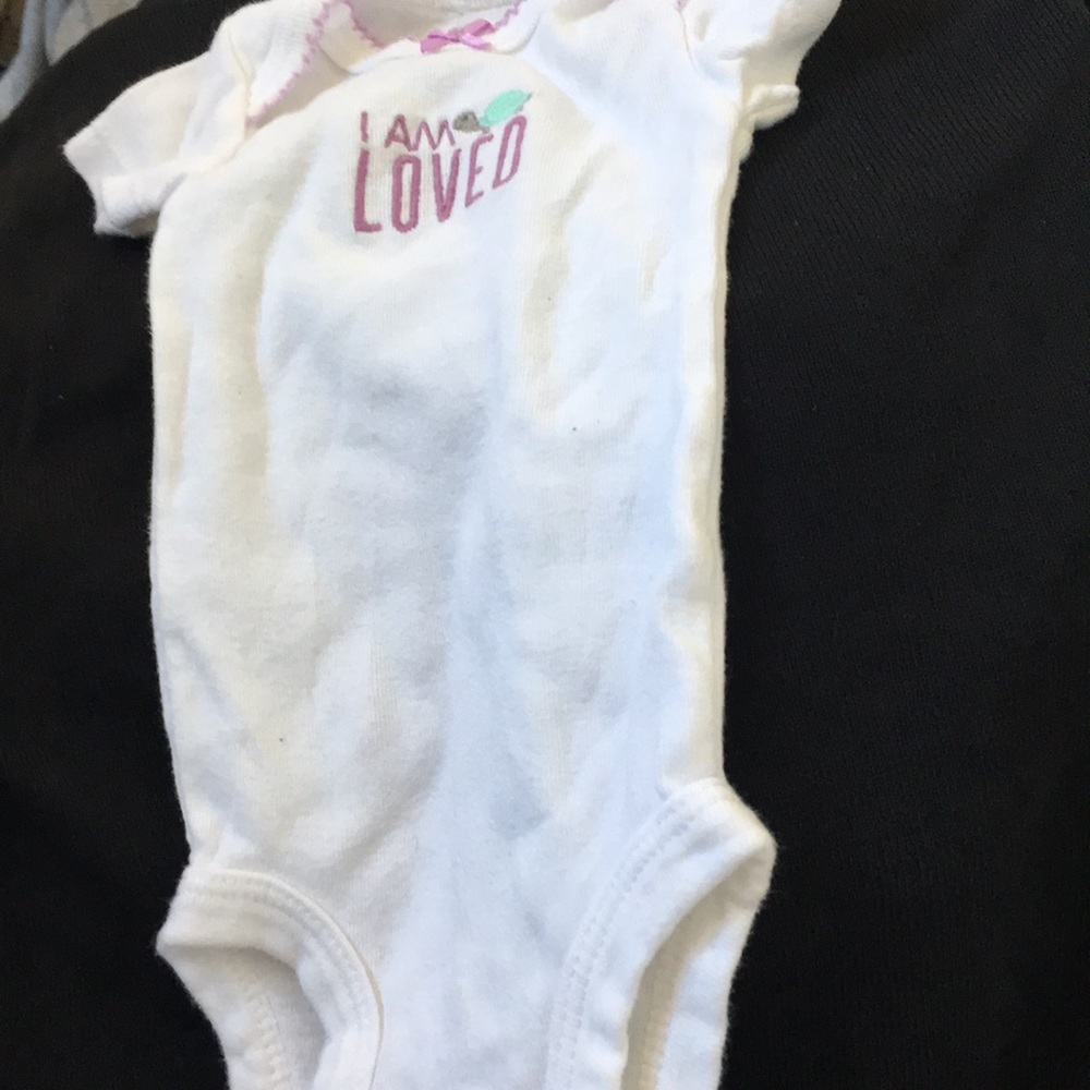 infant carters I am loved newborn onesie